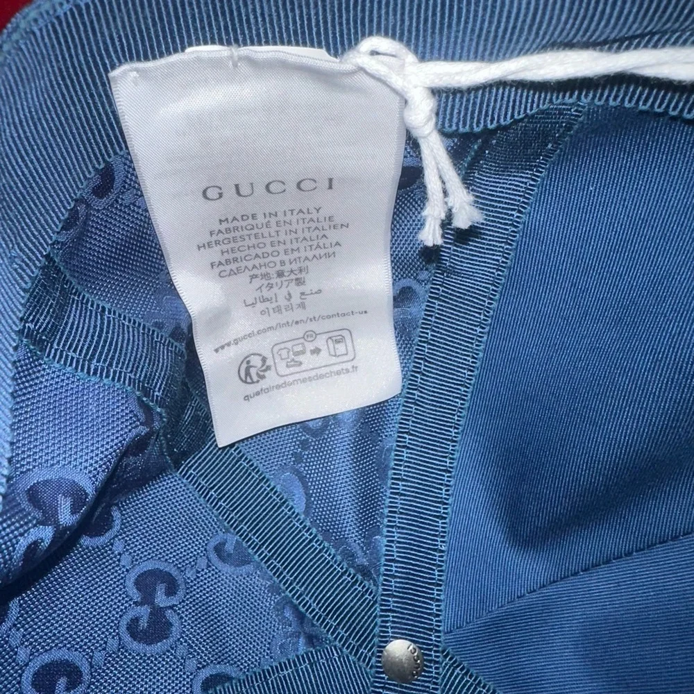 Gucci Monogram Nylon Baseball Cap